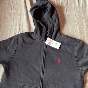 Black Polo Hoodie